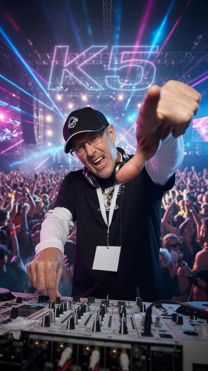 DJ K5 — Kevin Shiver, founder and producer of K5, performing at Dancers Royale in Orlando