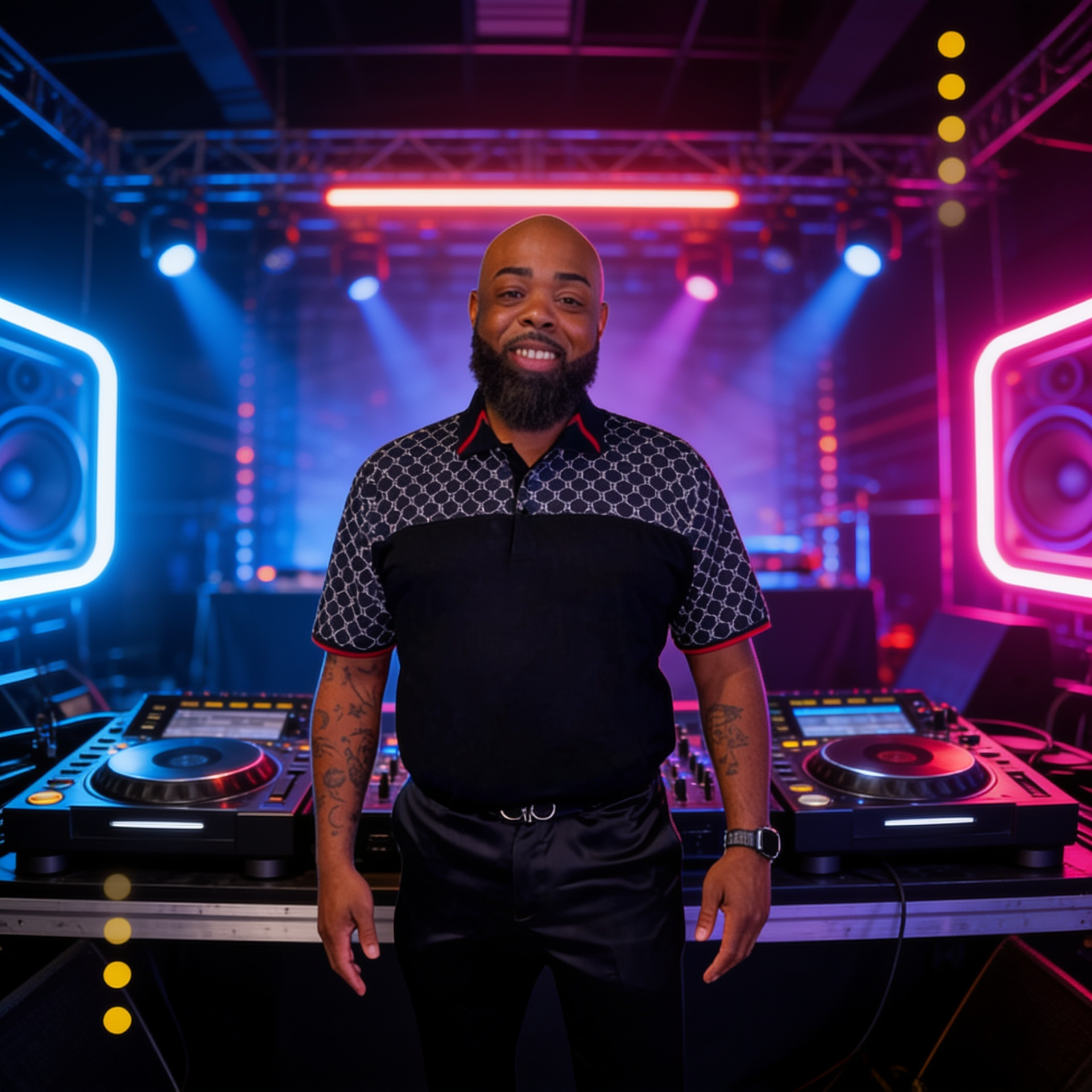 DJ Energizer performing an open-format set at Dancers Royale in Orlando